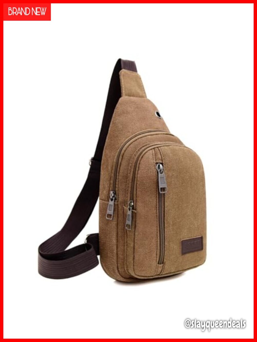 Men's Retro Canvas Crossbody Bag Stylish Durable for Daily Use and Travel